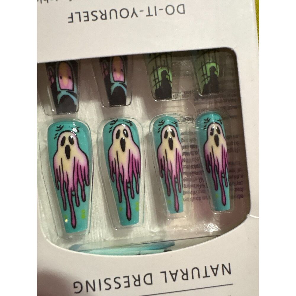Halloween Ghost Press-On Nails